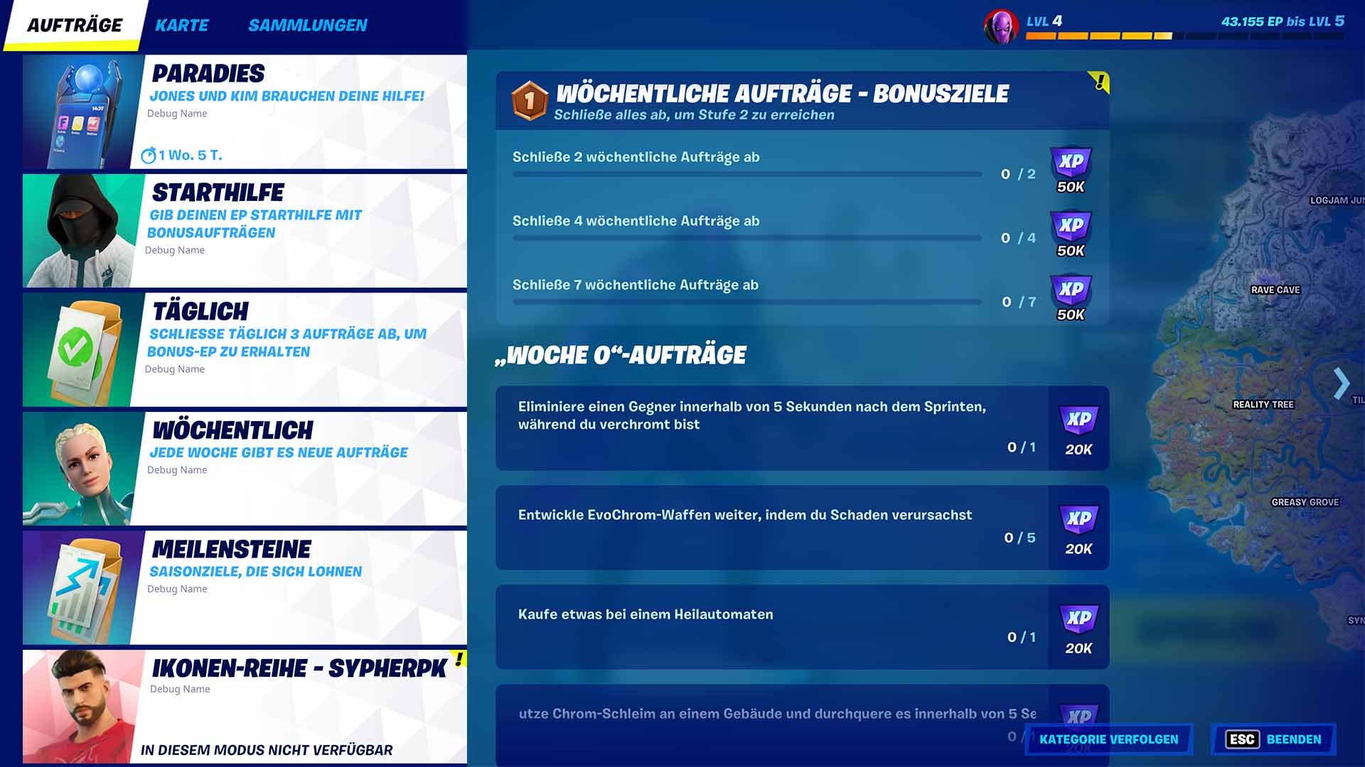 Fortnite Alle Aufgaben, Aufträge und Bonusziele in Season 4 Eurogamer.de
